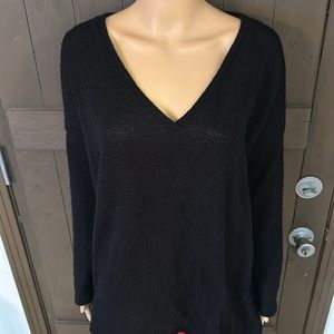 PIKO 1988 drop shoulder oversized, V-neck sweater 100% acrylic soft blend